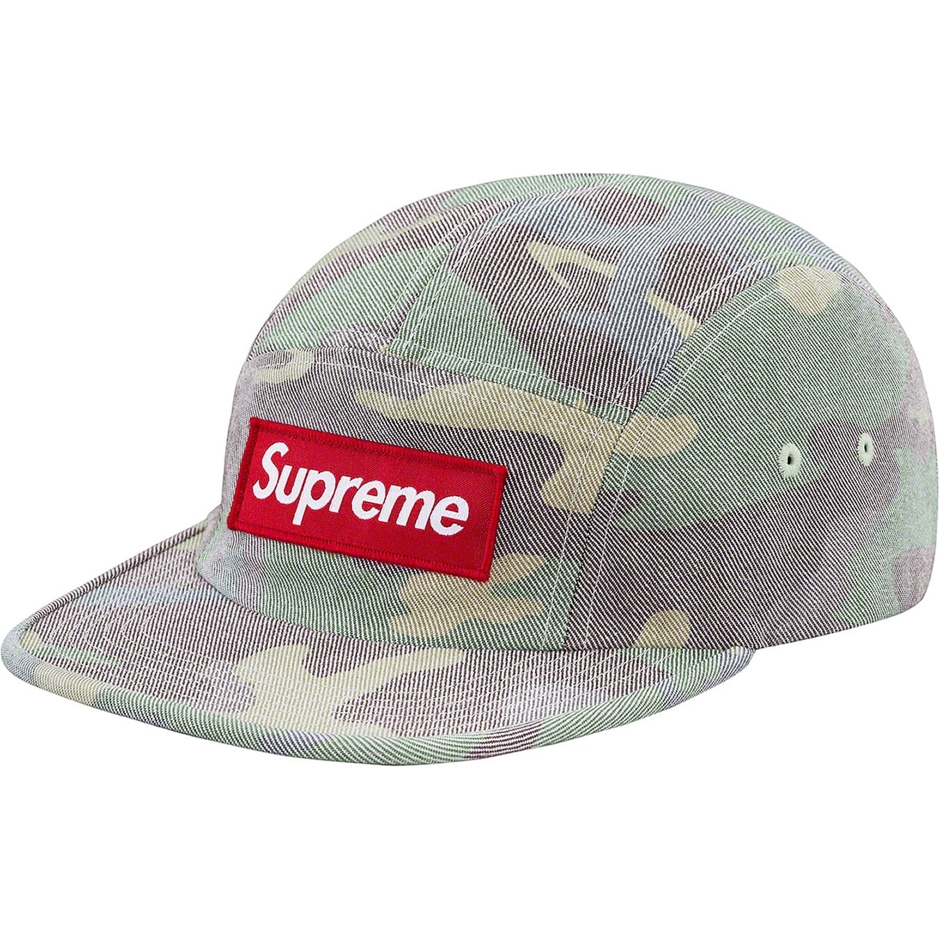 Washed Out Camo Camp Cap view 2